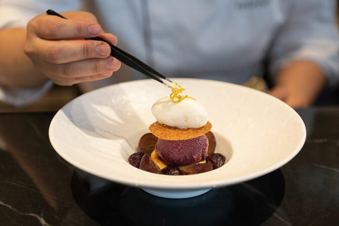 デザート盛り付けには ソースが使える！ミニマムな器でも叶う！魅せるテーブル＆簡単料理でも美味しさ伝わる♡盛り付け・オンラインレッスン＊菊間佳奈