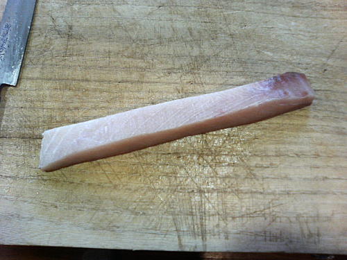 魚の捌き方 手巻き寿司用ネタ切り - YouTube