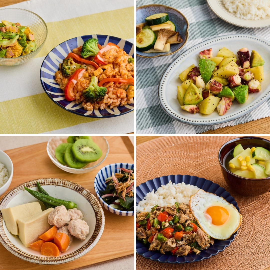 久しぶりの1週間献立🥢 夏野菜が美味しい季節になってきたので、なるべく野菜が楽しめる献立に🤤 月曜日👉とうもろこしの焼きしゅうまい@ponkotsu_0141 さんレシピ火曜日👉鯖混ぜ寿司 水曜日👉春巻き3種 木曜日👉鮭のめんつゆバターソテー 金曜日👉長芋のお好み焼き