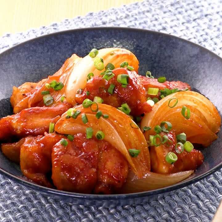 豚こま肉の玉ねぎポン酢 豚こま×玉ねぎの簡単節約おかず