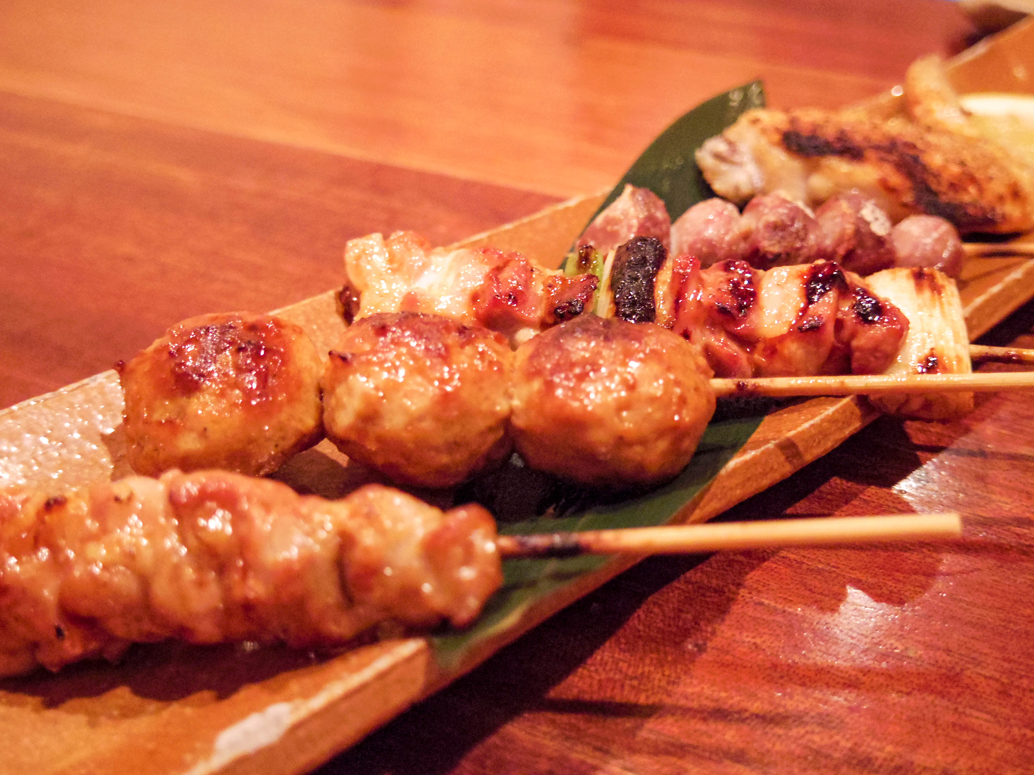 焼き鳥：イラスト無料