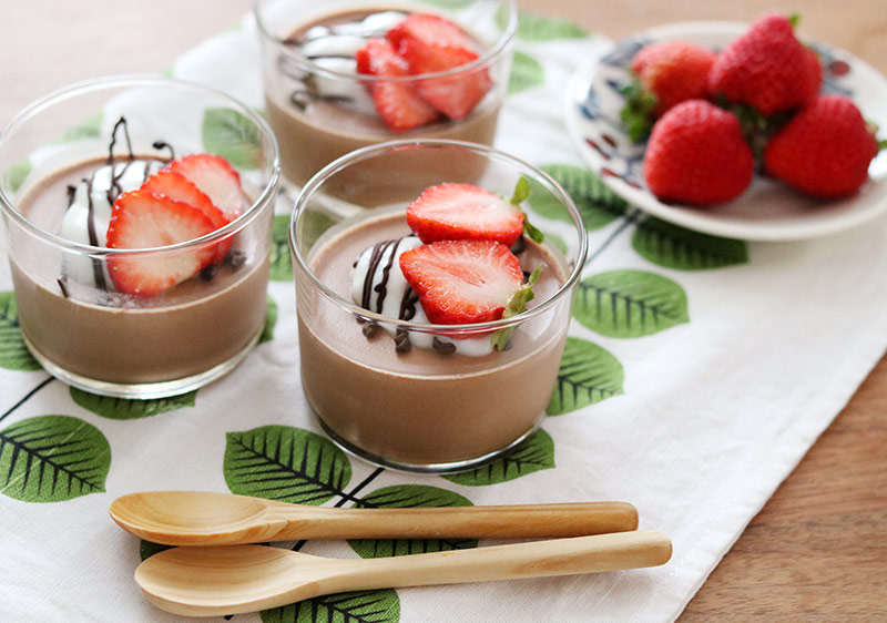 オレンジチョコプリン