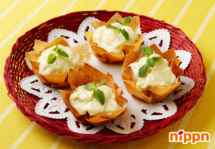 パリパリ＆とろ～り♪「春巻きの皮」でお手軽チョコスイーツフーディストノート