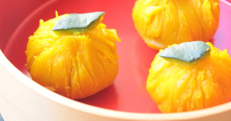 バターの香り濃厚♪旬のかぼちゃで「洋風三種きんとん」作ってみた！煮て練って包めば完成♡ 農家直伝『あたらしい日日』こんな時代のニューノーマルな暮らし方。食と農、生活情報をお届けします