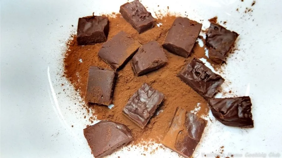 豆乳クリームとアールグレイの生チョコトリュフ