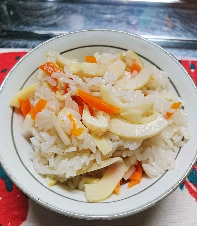 破竹で作る、たけのこ炊き込みご飯 レシピ・作り方 by さとママ3645 - 楽天レシピ