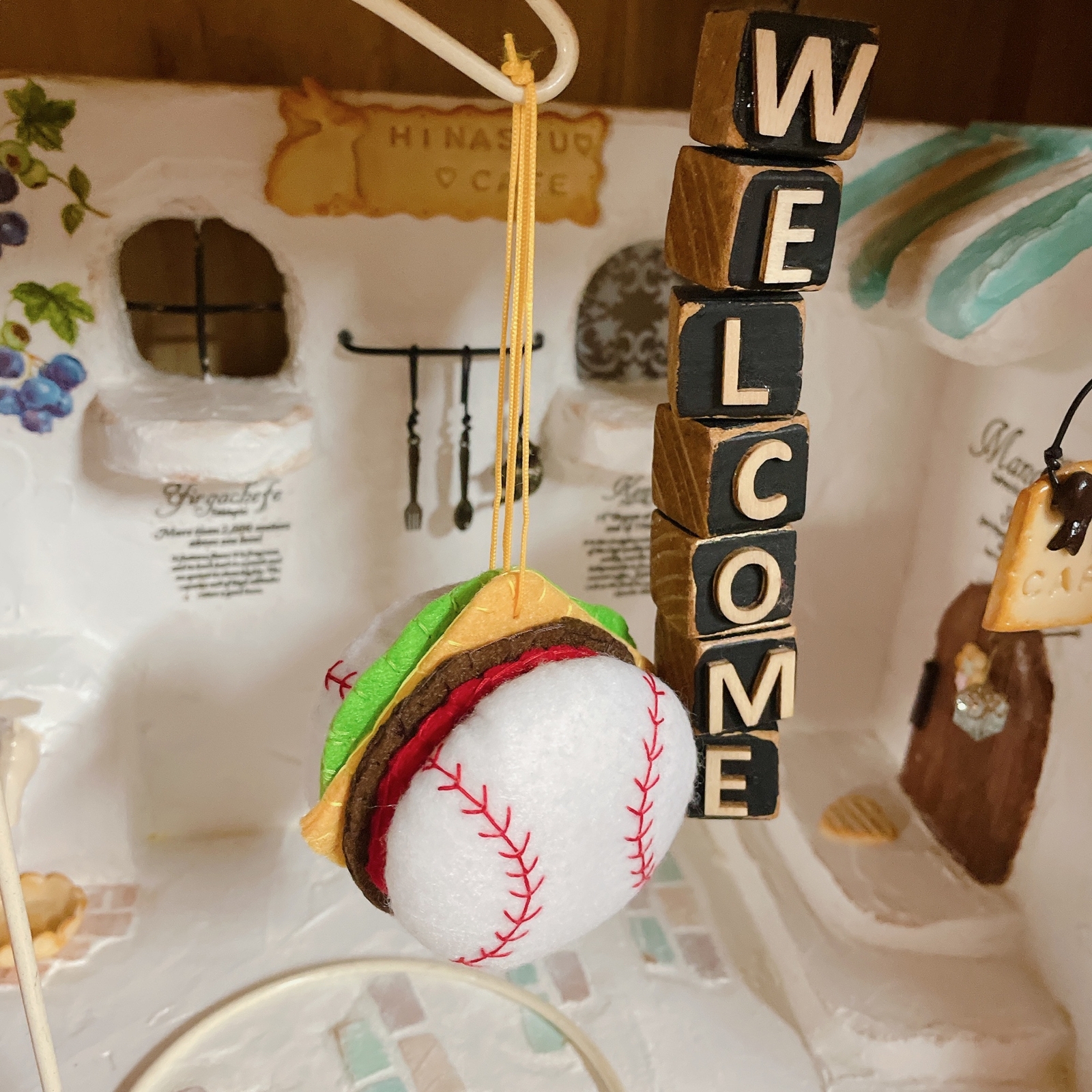 ハンバーガー 手作りお守り型紙TikTok