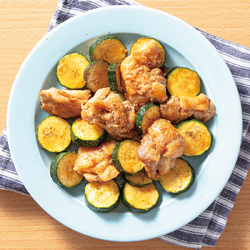 ズッキーニのとろとろ鶏そぼろJAあわじ島