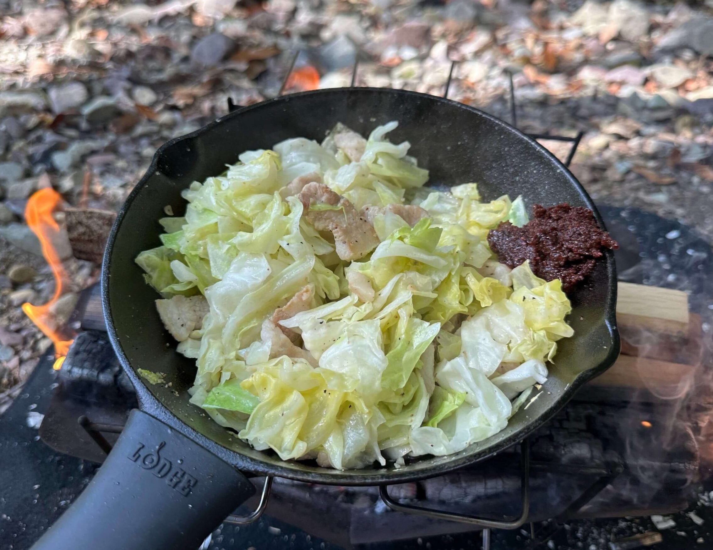 再現レシピ 福岡B級グルメ『焼肉鉄板』～びっくり亭風～嵐にしやがれを見てたら、食べたくなったので再現。『ハウス焦がしにんにく入り』 :Syuntaroの『食の荒野を彷徨う』