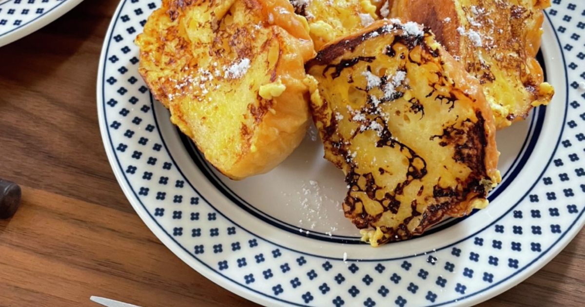 コストコのディナーロールで★フレンチトースト