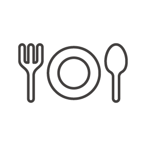 グルメ ロゴイラスト無料イラスト・フリー素材なら「イラストAC」