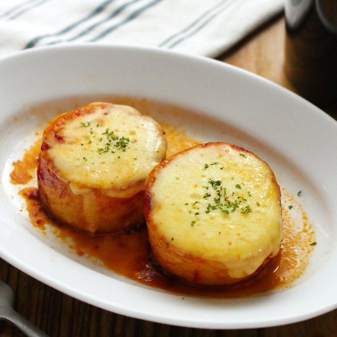 電子レンジで時短 大根のてりやきステーキ