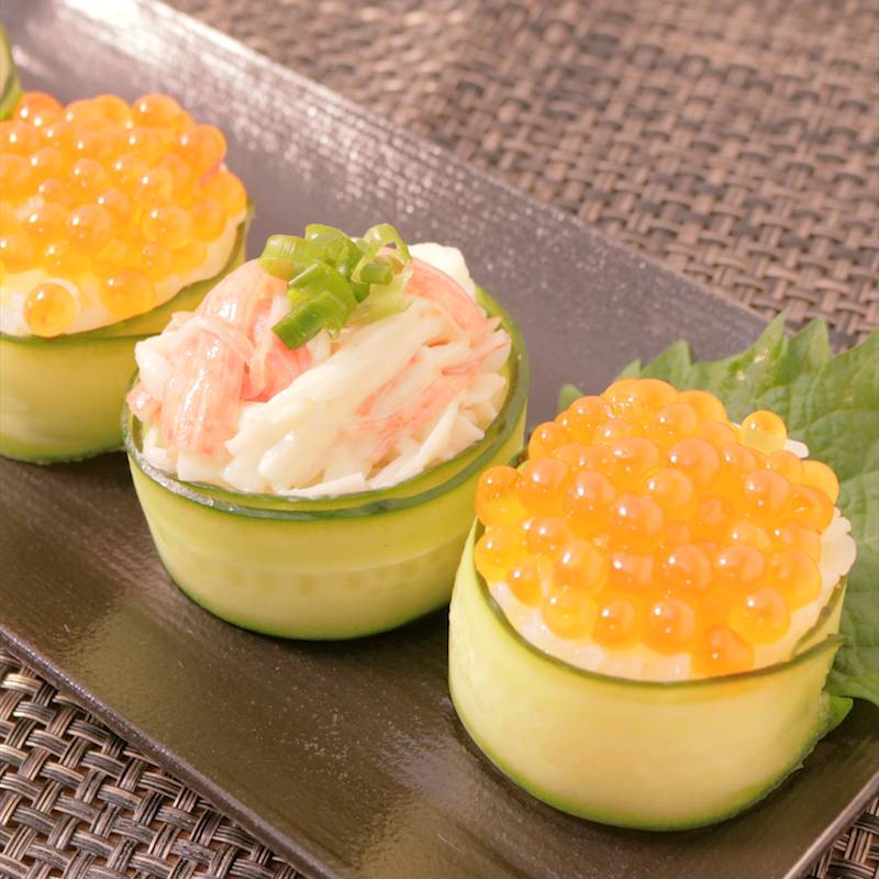 いくらぐんかん巻き」1粒1粒いくらです。Food Sample Craftman Shop