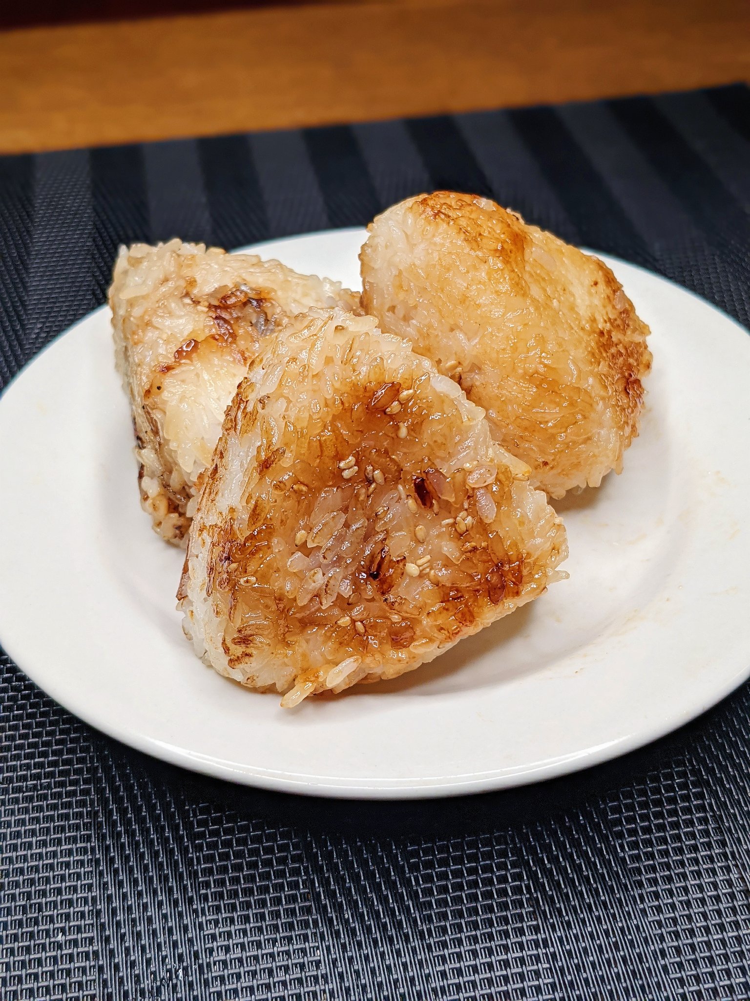 めんつゆで簡単！焼きおにぎり