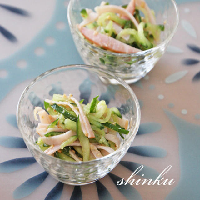 簡単お弁当おかず！きゅうりのカツオ梅和え