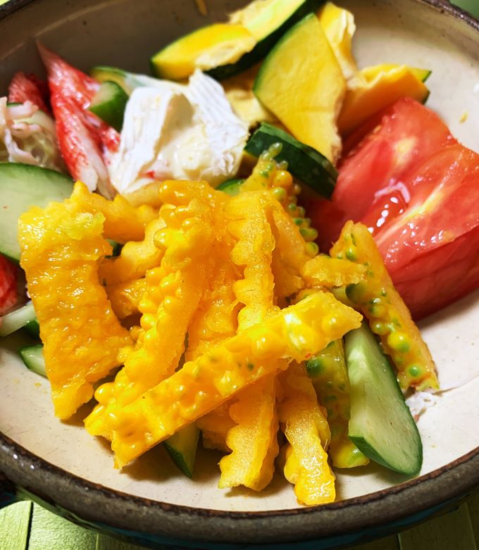 きまぐれ料理 黄色ゴーヤからArtist Aju official site