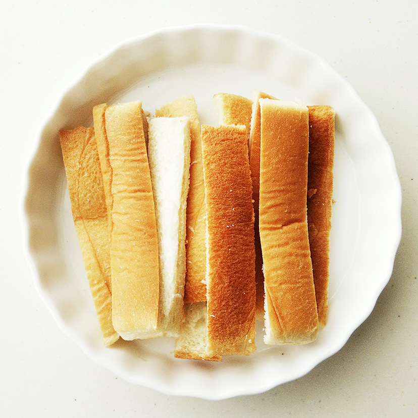 パンの耳で！チョコクランチ風スイーツ