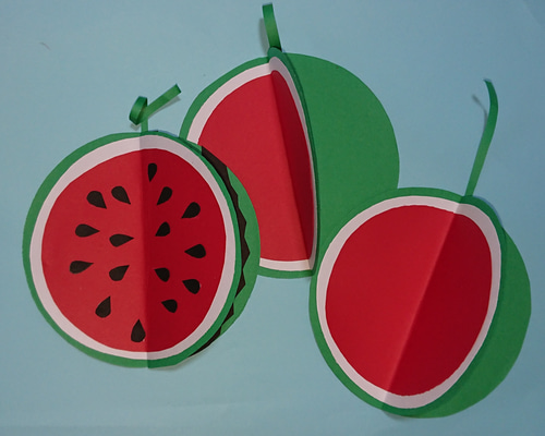 🍉製作と活動🍉 うめ組加世田しらうめ幼稚園 お知らせブログ