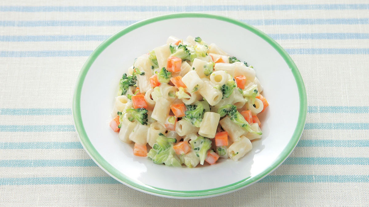 離乳食後期 かぼちゃのマカロニグラタン