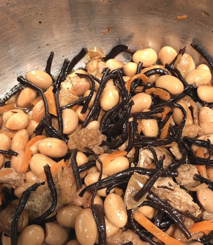 ミックスビーンズのレンジ煮豆