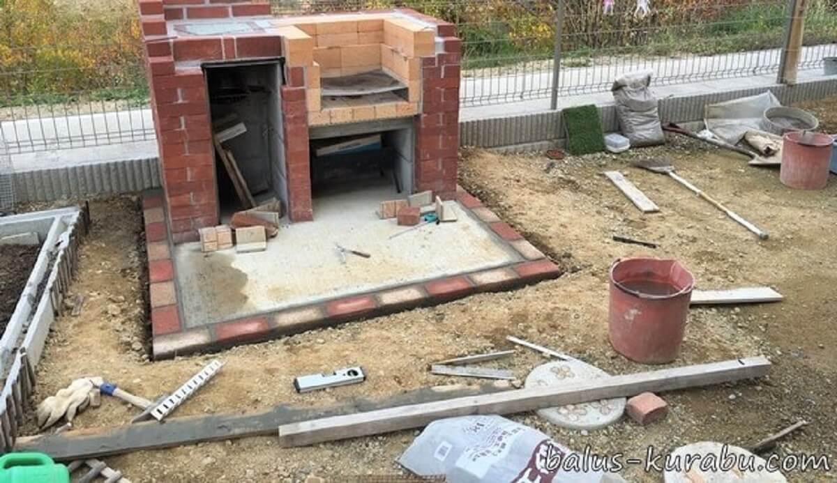 バーベキューコンロをレンガで作ろう。DIY 手作り ならではのアイデア満載