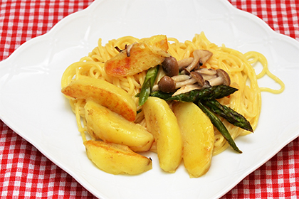 新じゃがの素揚げ！人気の時間短縮レシピ