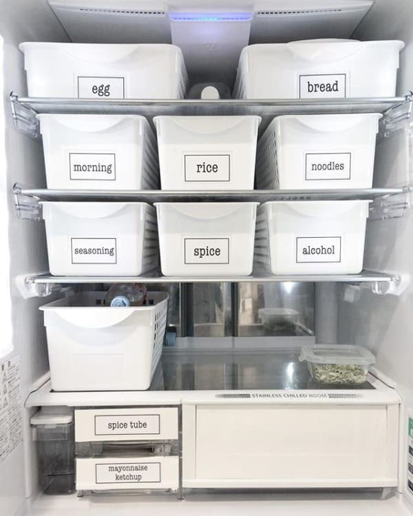 冷蔵庫収納は100均グッズが便利♪ダイソー・セリアを使った整理アイデア集