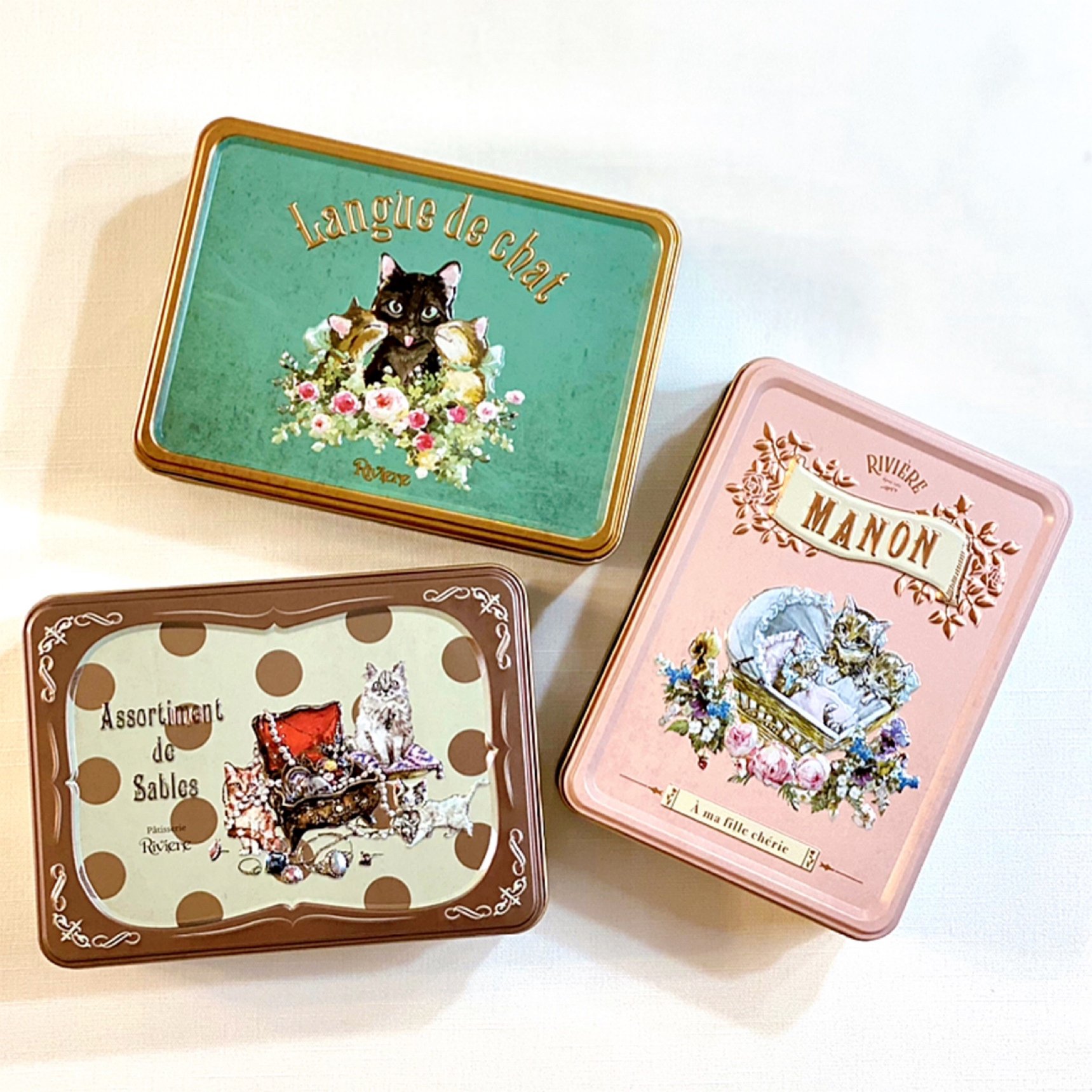 リビエールのマノンやラングドシャがおすすめ！猫缶もかわいい