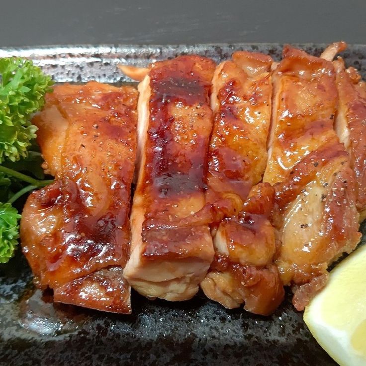 鶏もも肉で「山賊焼き」