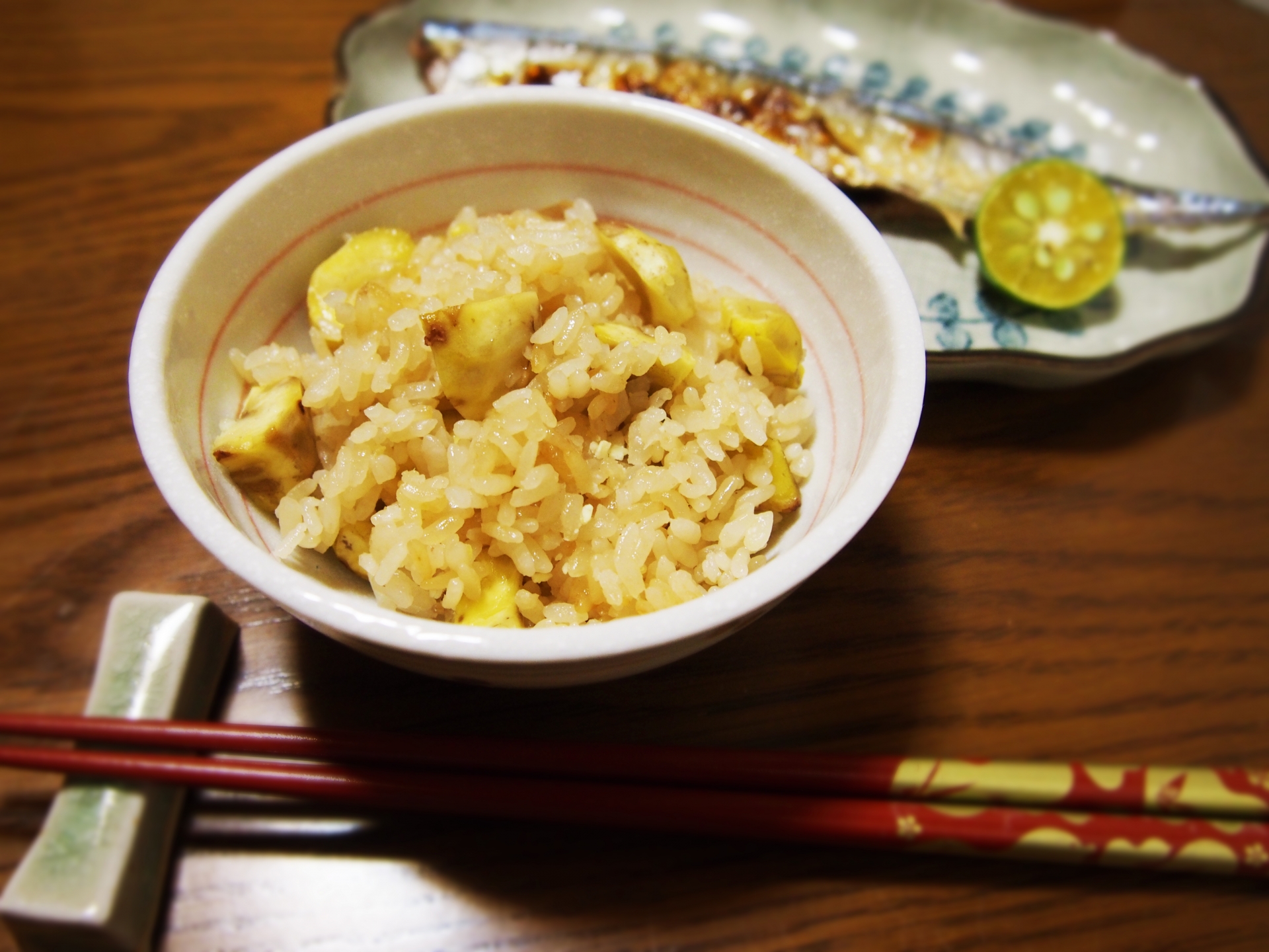 炊飯器で作る シンプル栗ごはん