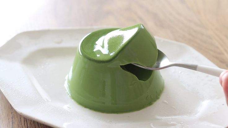 本格 抹茶プリン 湯煎調理でお手軽♪