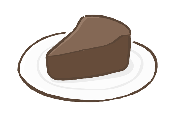 3 段ケーキとチョコレートのアイシングのイラスト素材・ベクター Image 89621466