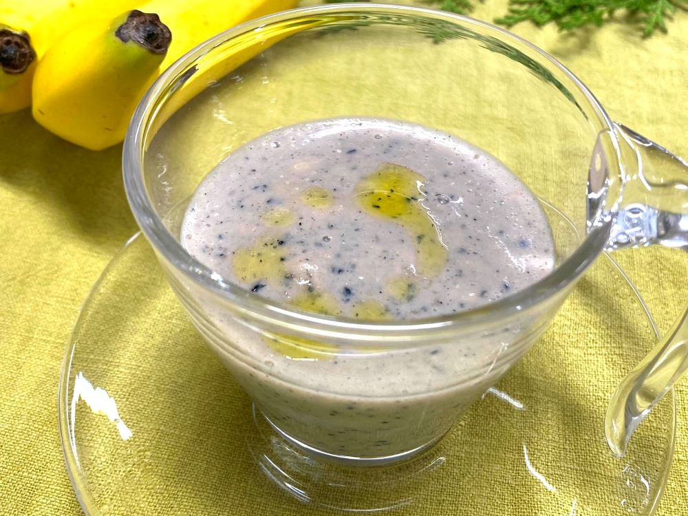 豆乳バナナスムージ