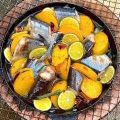 コストコ シーフードアヒージョパスタ