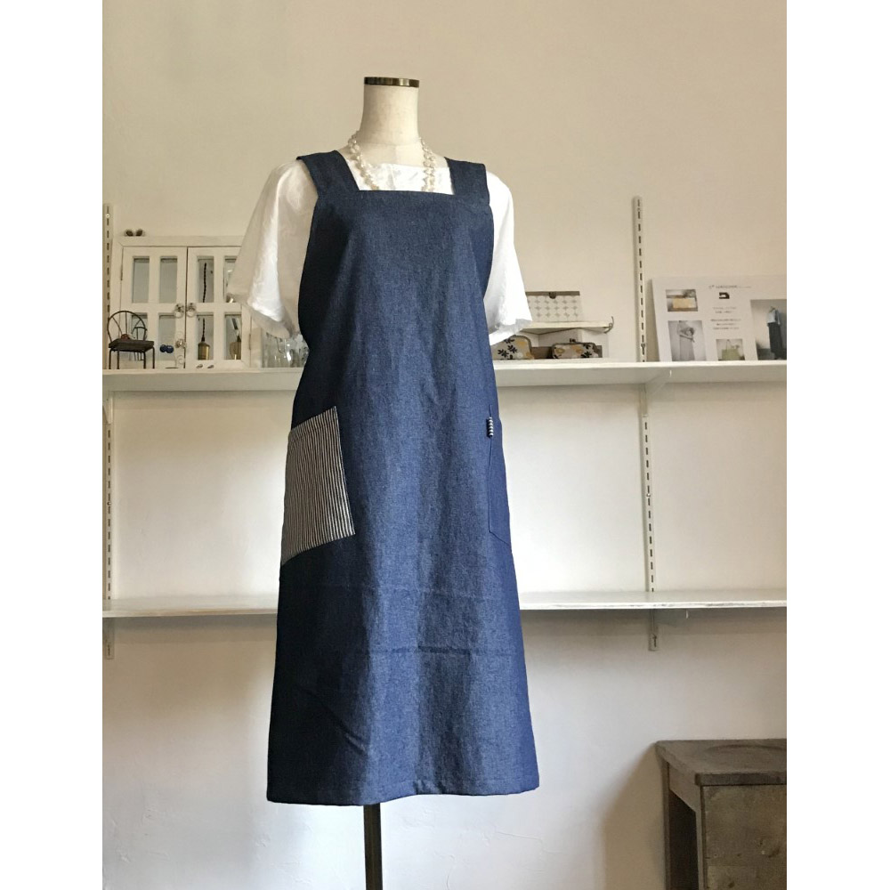 カジュアルな普段着に♪ 大人エプロンドレスの作り方 – kokka-fabric.com