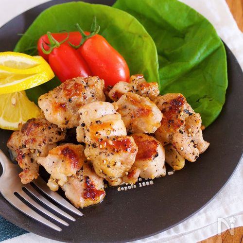 スタミナ塩チキン作り置き 下味冷凍 お弁当