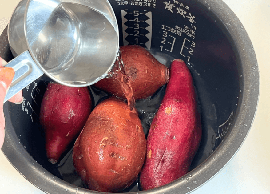 早炊きで約35分！さつまいもの簡単な蒸し方