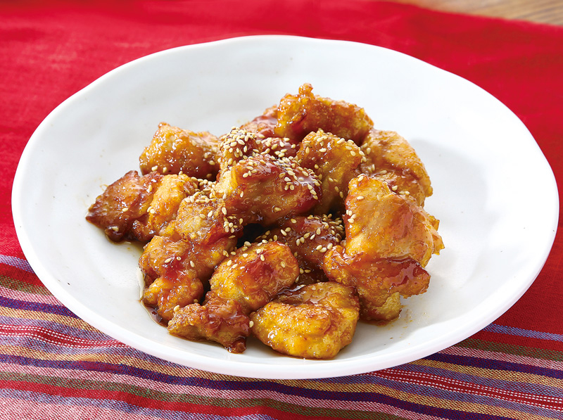 ピリ辛鶏胸唐揚げ