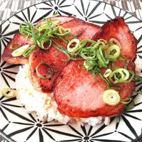 ぶっかけ海苔の生ハムたたき丼カネリョウメディア