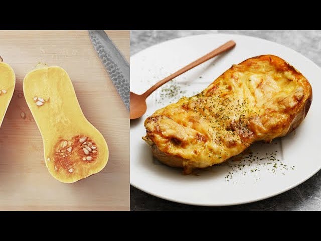 ハロウィンパーティーに バターナッツかぼちゃグラタンのレシピ森の時計の料理手帖