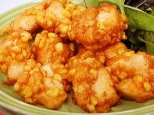 「鶏むね肉でピリ辛チキンスティック」レシピ