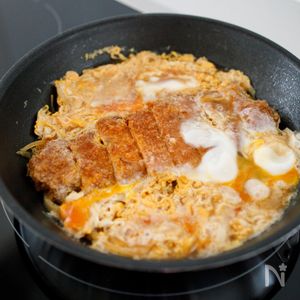冷凍カツでお手軽カツ丼