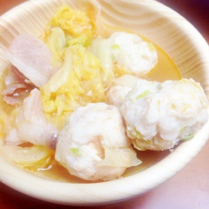 Superslow iegohan ＊お酒を飲みながらダイエット＊ - ほろりと柔らかいアジのつみれ汁。イワシやサンマでもおいしいあったかレシピ