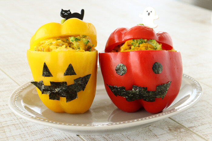 ハロウィンおばけのブロッコリーサラダイトーヨーカドーのクッキングサポート