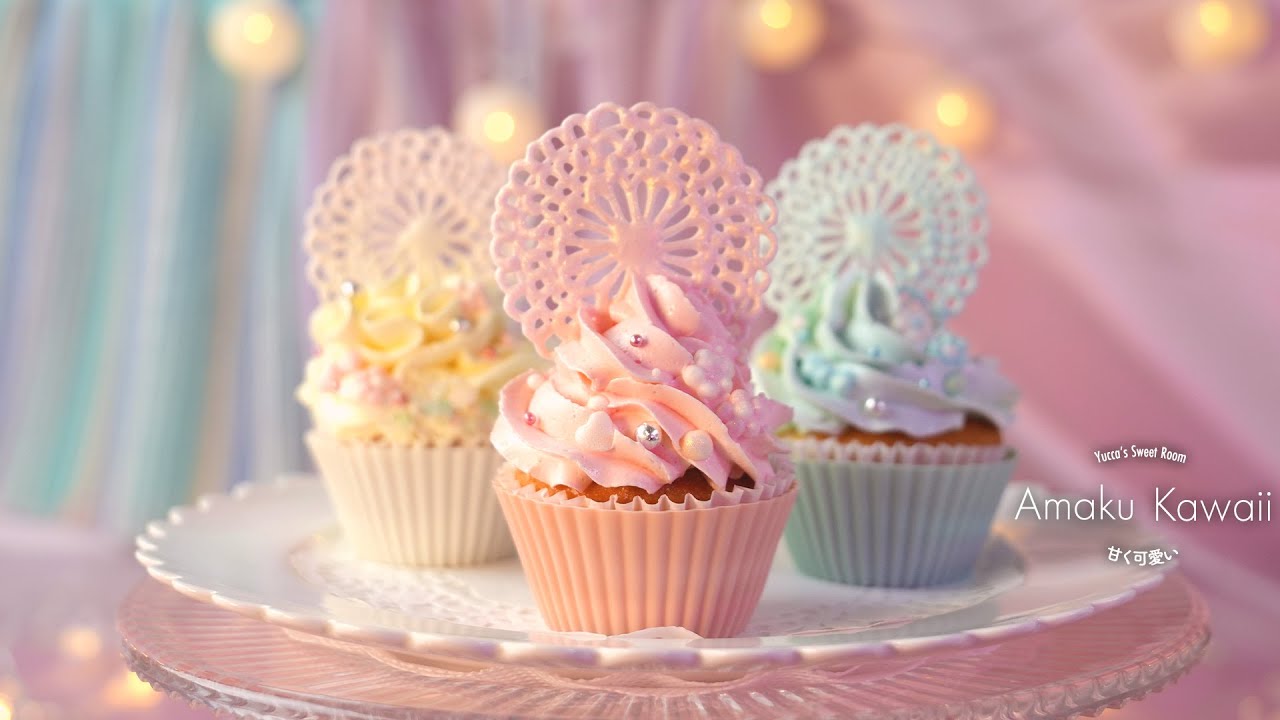 カップケーキのスクイーズの作り方 型に入れると本物みたい！100均のデコパーツで可愛いデコレーションを子供と楽しもう♪雪見日和