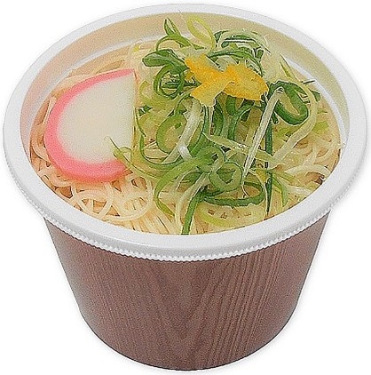 ミニ温そうめん 上州地粉そうめん使用 セブンイレブン 小腹を満たすのにピッタリです!!いぬきちのコンビニ飯