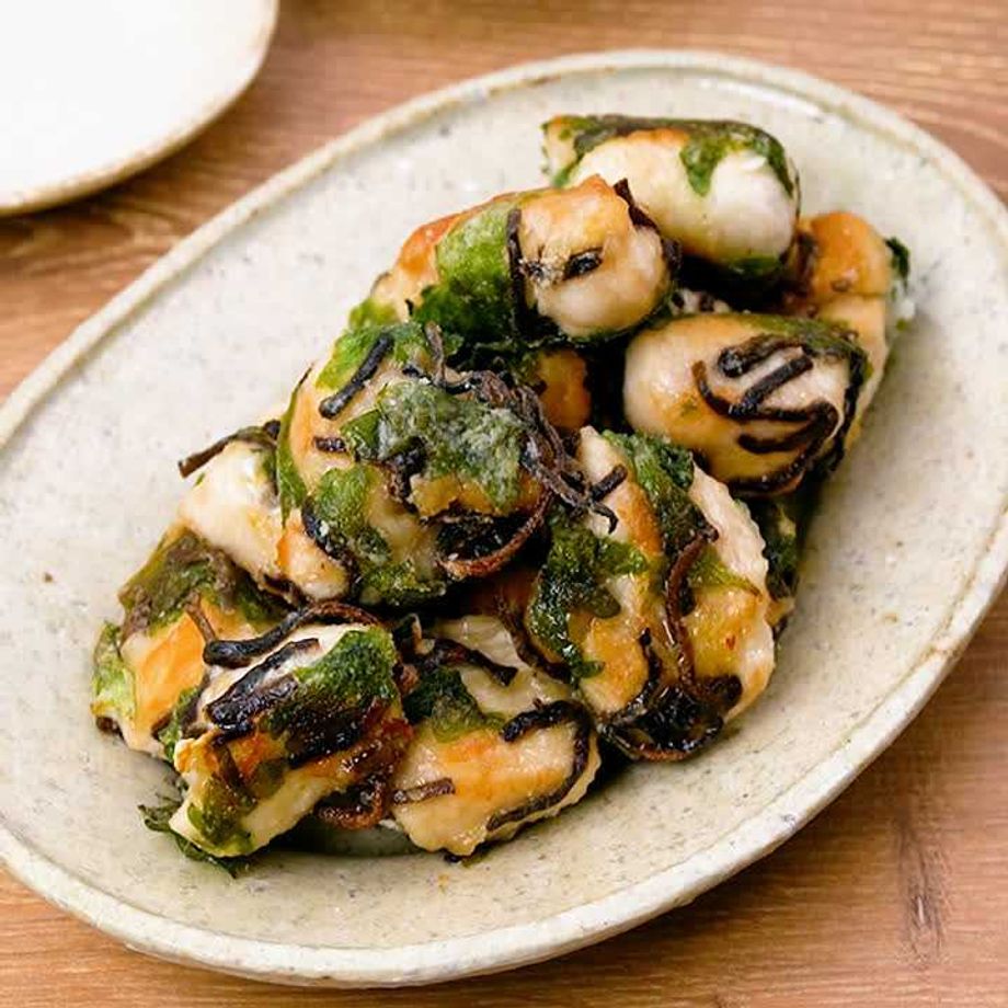 鶏むね肉をジューシーに♪『とり天大葉巻き』の作り方