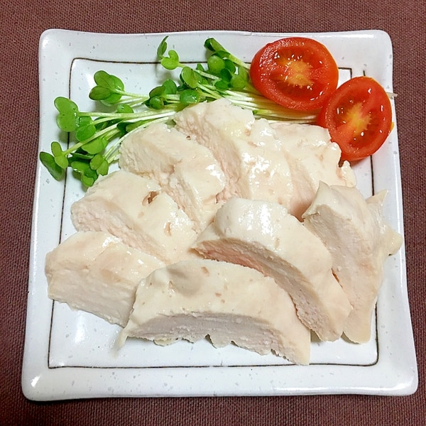 炊飯器でしっとり胸肉！美味しくダイエット
