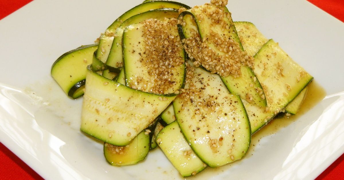 ＊ズッキーニのスライスサラダ＊