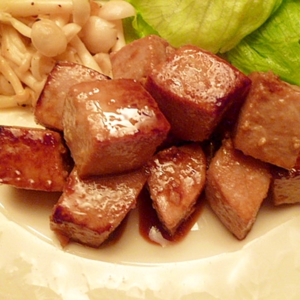 簡単♪マグロの照り焼きステーキ